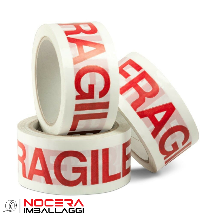 NASTRO ADESIVO FRAGILE (CON LOGO)